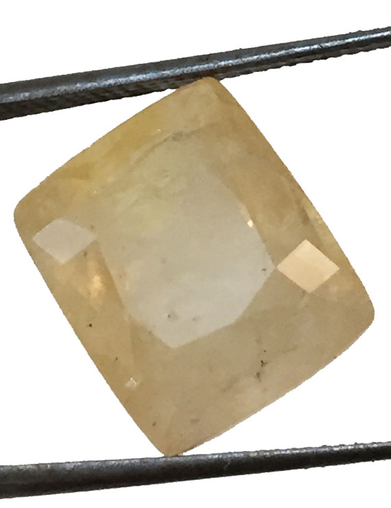 10.48 ct/11.50 ratti Natural Certified Ceylon Pukhraj/Yellow Sapphire